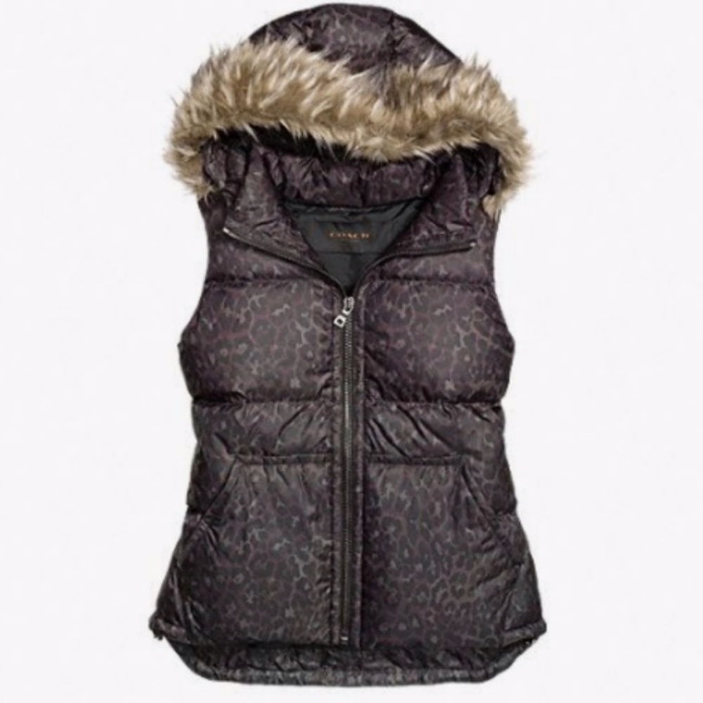 NWT Authentic Coach Puffer Vest